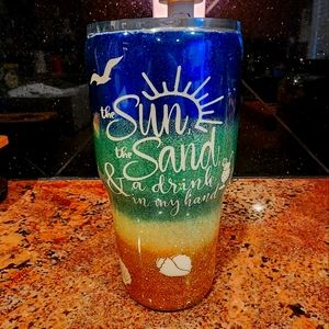Beach Themed Tumbler